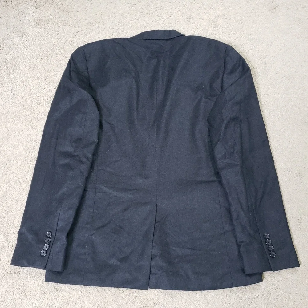 Billy Reid Blazer Mens 44R Black Wool Silk Cashmere Sport Coat Italy Jacket